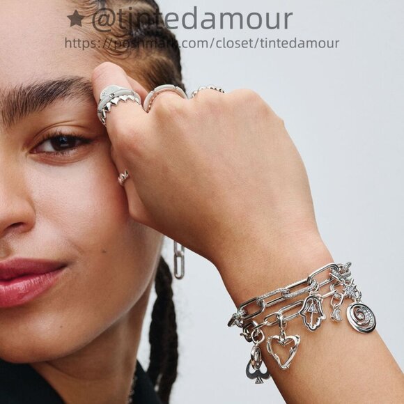 Pandora Pandora ME Sparkling Moon Mini Dangle Charm - Picture 6 of 6